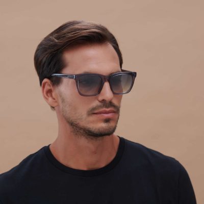Gafas de sol sostenibles modelo Oporto en color gris - Proud eyewear