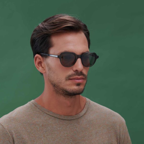 Green ecological youth sunglasses Cabañal model
