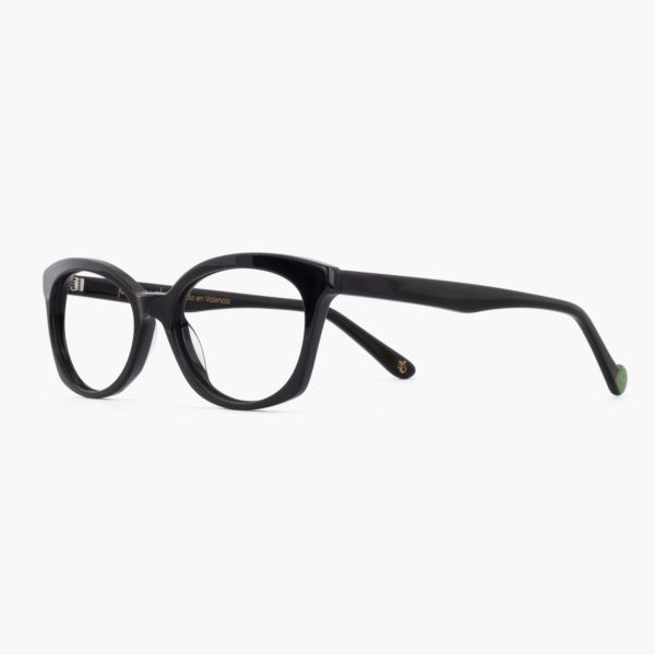 Thin glasses for women in black colour La Concha by Proud Eyewear