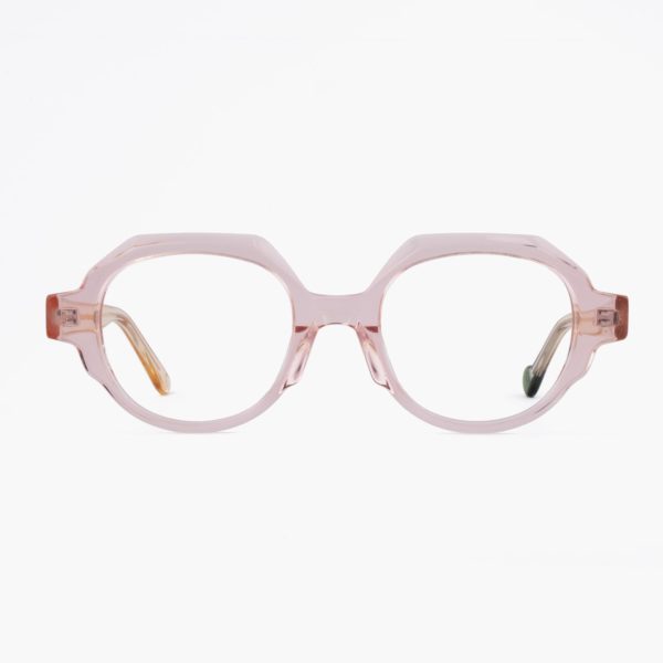 Rodas ergonomic design glasses by Proud Eyewear in pink