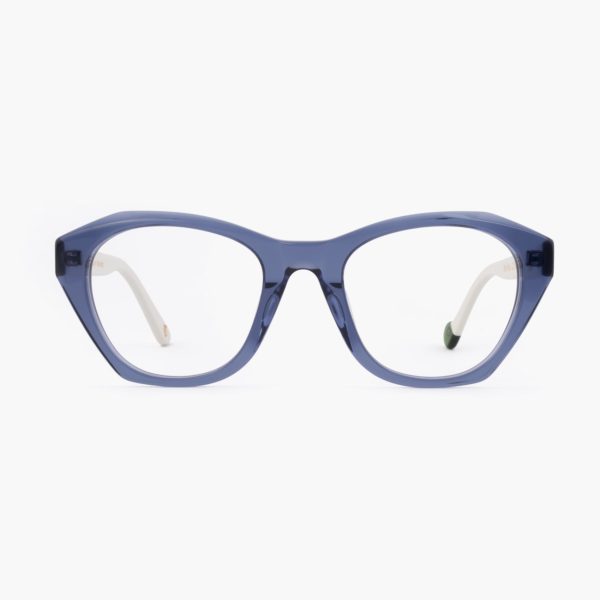 Gafas de diseño ecológico en azul y blanco Son Bou de Proud Eyewear
